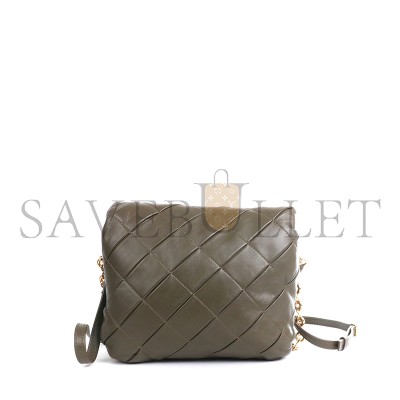 LOEWE PUFFER GOYA PLEATED LEATHER SHOULDER BAG A896P41X14 (23*17*9cm) LOEWE PUFFER GOYA PLEATED LEATHER SHOULDER BAG A896P41X14 (23*17*9cm)